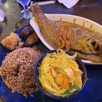 Kingston Grill - Whole snapper in fish cream sauce - Caribbean Near Me - Forest Park, Georgia Kingston Grill - Whole snapper in fish cream sauce - Caribbean Near Me - Forest Park, Georgia