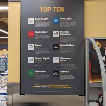 The Beer Store - Top ten beers - Beer, Wine & Spirits Near Me - Whitby, Ontario The Beer Store - Top ten beers - Beer, Wine & Spirits Near Me - Whitby, Ontario