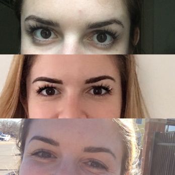 Brows For Life - From top to bottom: right before touch up, right after touch up, and now, fully healed and donezo! - Permanent Makeup Near Me - Ridgefield, Connecticut