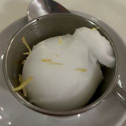 Alfe's Restaurant - Lemon sorbet