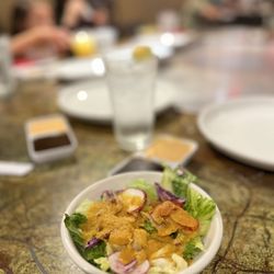 Shogun Restaurant - Salad with ginger dressing