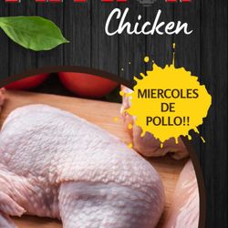 Patron Meat Market & Deli - MIÉRCOLES DE POLLO!! 
10% DE DESCUENTO!!