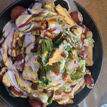 Los Kausitas Peruvian Restaurant - Hot dog dish , Peruvian poutine - Peruvian Near Me - Hollywood, Florida
