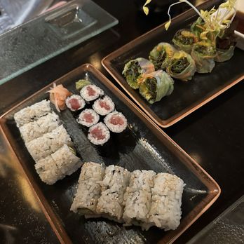 Kimonos - Tuna roll, vegetarian summer roll, cucumber avocado roll - Sushi Bars Near Me - Lake Buena Vista, Florida
