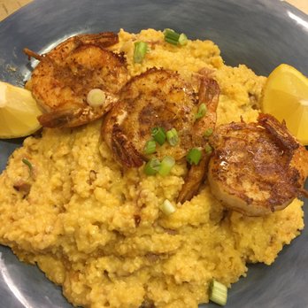 Clary's Corner Cafe - Shrimp and dirty grits! It's like being in New Orleans, but maybe better! - Cafes Near Me - Lake Worth, Florida