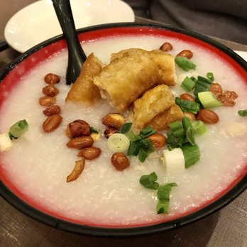 King's Kitchen - Congee with dried squid and jelly fish (sampan congee) - Chinese Near Me - New York, New York King's Kitchen - Congee with dried squid and jelly fish (sampan congee) - Chinese Near Me - New York, New York