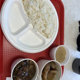 2 entrees combo with dinugaan & pata tim 2 entrees combo with dinugaan & pata tim