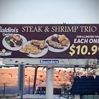 Empire Diner - Billboard advertising the Steak Trio Specials......hmmm, maybe next time. - Diners Near Me - Sparks, Nevada