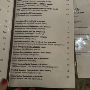 Sotto La Luna - Menu - Italian Near Me - Astoria, New York