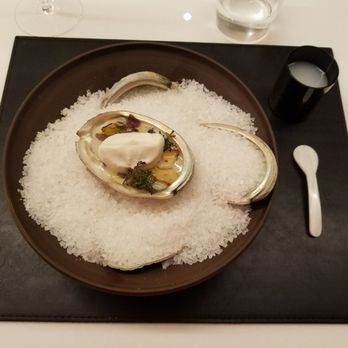 Pineapple & Pearls - Abalone panna cotta - New American Near Me - Washington, DC, District of Columbia