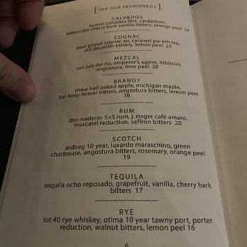 Vol. 39 - Cocktail menu - Wine Bars Near Me - Chicago, Illinois