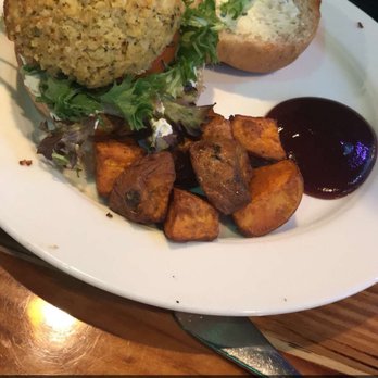 Majani Food Emporium - Crab Cake Burger - Vegan Near Me - Chicago, Illinois Majani Food Emporium - Crab Cake Burger - Vegan Near Me - Chicago, Illinois