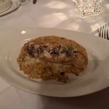 Brenner's Steakhouse - Sea Scallops with the Cajun Creamed Corn - Steakhouses Near Me - Houston, Texas