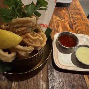 Lemongrass Brooklyn - Rubber fried calamari- not even cooked completely - Thai Near Me - Brooklyn, New York