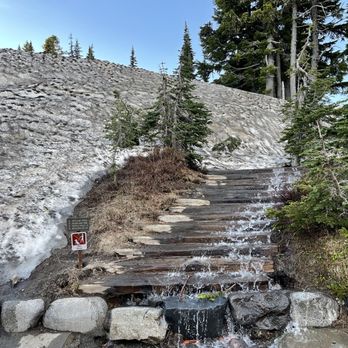 Skyline Loop - Trail is a waterfall - Hiking Near Me