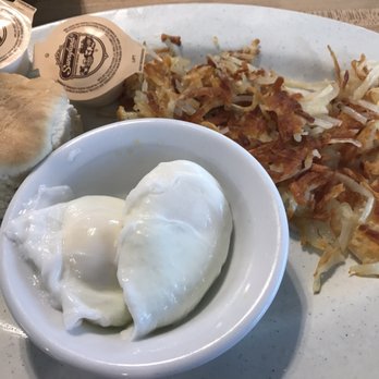 The Cozy Cafe - 2 eggs poached, hash browns, biscuit - Cafes Near Me - Osage Beach, Missouri The Cozy Cafe - 2 eggs poached, hash browns, biscuit - Cafes Near Me - Osage Beach, Missouri