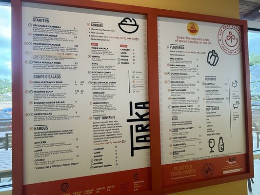 Menu photo 1 Tarka Indian Kitchen San Antonio, TX Menu photo 1 Tarka Indian Kitchen San Antonio, TX