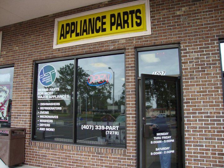 DISCOUNT APPLIANCE PARTS Updated October 2024 851 W State Rd 436