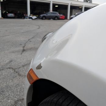 Western Auto Body - With dent and paint chip - Body Shops Near Me - Gardena, California
