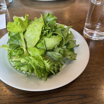 The Grey - Side salad aka plate of plain lettuce - New American Near Me - Savannah, Georgia The Grey - Side salad aka plate of plain lettuce - New American Near Me - Savannah, Georgia