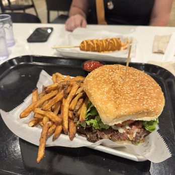Lawrence Hall - American Cheeseburger (double patty) - Food Court Near Me - Pittsburgh, Pennsylvania Lawrence Hall - American Cheeseburger (double patty) - Food Court Near Me - Pittsburgh, Pennsylvania