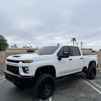 Ding Me - Custom Chevy 2500HD, Lift/Tires/Wheels/Custom Paint Work/Ceramic Tint - Body Shops Near Me - Costa Mesa, California Ding Me - Custom Chevy 2500HD, Lift/Tires/Wheels/Custom Paint Work/Ceramic Tint - Body Shops Near Me - Costa Mesa, California