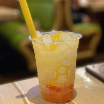 Toadstool Cafe - Super Star Lemon Squash (my teenage son didn't like it) - Cafes Near Me - Universal City, California