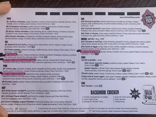 Menu photo 8 Velvet Taco Dallas, TX Menu photo 8 Velvet Taco Dallas, TX