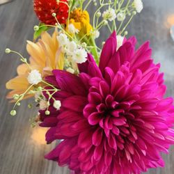 Fresh flowers on the table