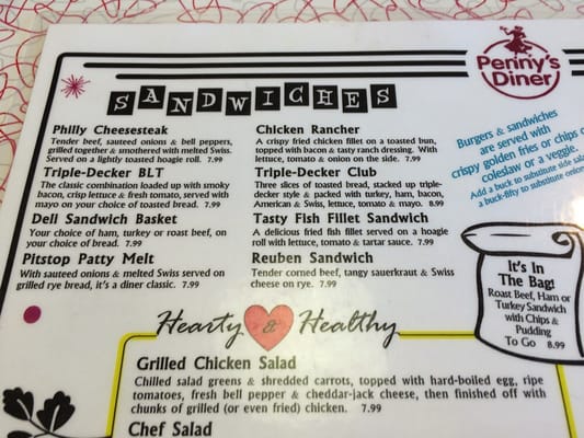Menu photo 7 Penny's Diner Santa Teresa, NM