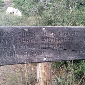 Smith Mountain Via Bear Creek Trail - Start of trail - Hiking Near Me - Azusa, California