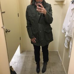 1/2 of 1/2 Name Brand Clothing - 160.00 Tommy Hilfiger jacket, got it for 40.00!