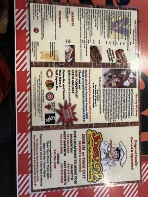 Menu photo 2 Joey D's Chicago Style Eatery - Venice Venice, FL Menu photo 2 Joey D's Chicago Style Eatery - Venice Venice, FL