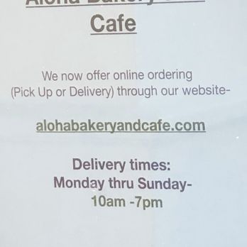Aloha Bakery And Cafe - Bakeries Near Me - Boynton Beach, Florida