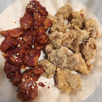 Chicken Day - 1/2 Sweet & Spicy Chicken + 1/2 Fried Chicken - Chicken Wings Near Me - Los Angeles, California Chicken Day - 1/2 Sweet & Spicy Chicken + 1/2 Fried Chicken - Chicken Wings Near Me - Los Angeles, California