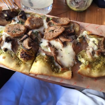 Saint & Second - Wild Mushroom Flat Bread - New American Near Me - Long Beach, California