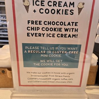 JoJo's Creamery - Free cookie - Ice Cream & Frozen Yogurt Near Me - Encinitas, California
