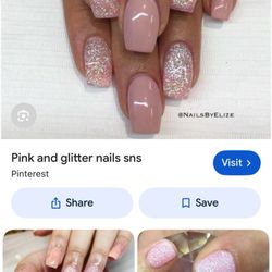 Happy Nails - The SNS nails I wanted..my examples/suggestions
