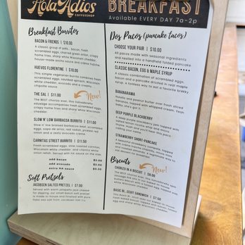 Hola Adios Coffeeshop - Can't wait to try some more of these items - Coffee & Tea Near Me - Costa Mesa, California Hola Adios Coffeeshop - Can't wait to try some more of these items - Coffee & Tea Near Me - Costa Mesa, California