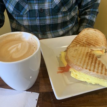 Vero Espresso - Bacon Scramble Sandwich - Coffee & Tea Near Me - Eugene, Oregon Vero Espresso - Bacon Scramble Sandwich - Coffee & Tea Near Me - Eugene, Oregon