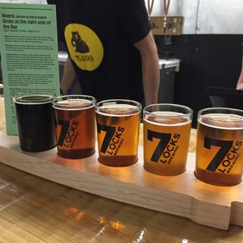7 Locks Brewing - Ordered a beer flight. $8 - Breweries Near Me - Rockville, Maryland
