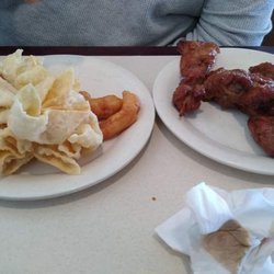 Asian Buffet - Crab Rangoon, Teriyaki chicken