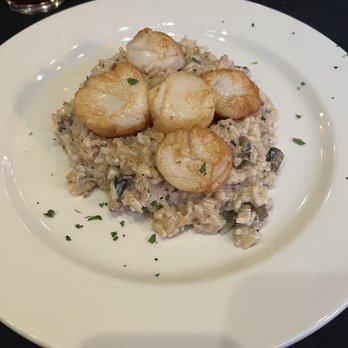 Sammy's Trattoria - Black truffle mushroom risotto with Scallops. - Risotto Renee - Italian Near Me - Baltimore, Maryland Sammy's Trattoria - Black truffle mushroom risotto with Scallops. - Risotto Renee - Italian Near Me - Baltimore, Maryland