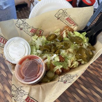 Bully's Pub & Grill - Tater Tot Nachos - New American Near Me - North Myrtle Beach, South Carolina Bully's Pub & Grill - Tater Tot Nachos - New American Near Me - North Myrtle Beach, South Carolina