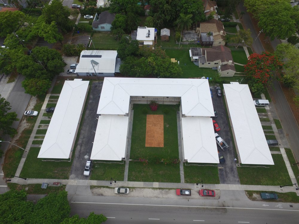 Slide of Caye Works Roofing