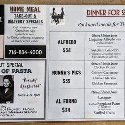 Giacobbi's Cucina Citta - Giacobbi's Takeout Specials