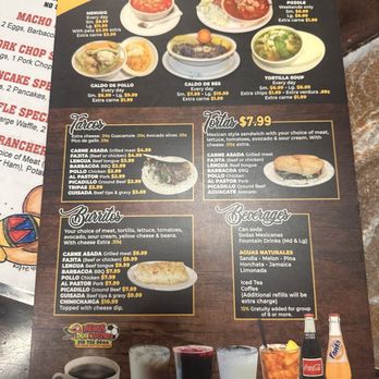 Taqueria Mexico - Menu - Mexican Near Me - San Antonio, Texas