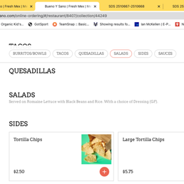 Large chips: $5.75, not $7 Large chips: $5.75, not $7