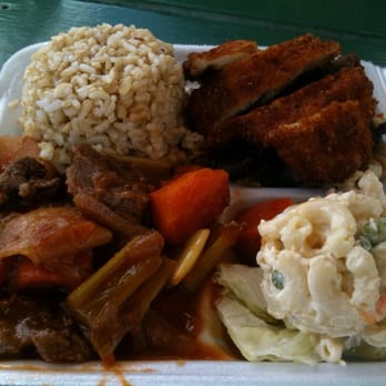Mark's Place - Chicken katsu and beef stew - Hawaiian Near Me - Lihue, Hawaii