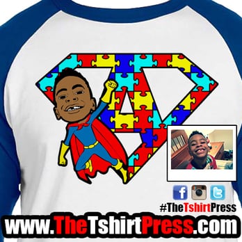 The T-shirt Press - Custom illustrated Autism T-shirt - Screen Printing/T-Shirt Printing Near Me The T-shirt Press - Custom illustrated Autism T-shirt - Screen Printing/T-Shirt Printing Near Me